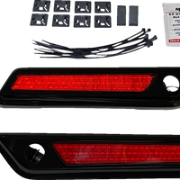 2040-2863 - CUSTOM DYNAMICS Latch Light - Saddlebag - Red - Black CD-SBL-BCM-RB