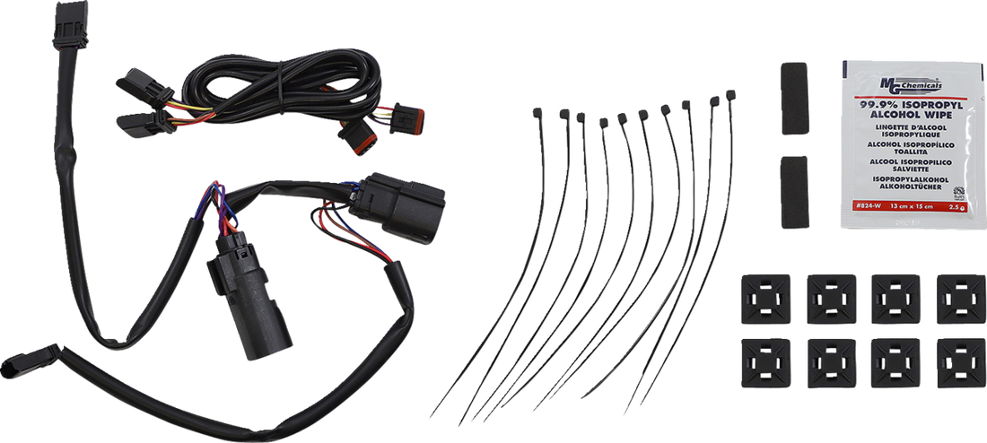 2040-2872 - CUSTOM DYNAMICS Latch Light - Saddlebag - Dual Color - Red - Chrome CD-SBL-DC4-RC