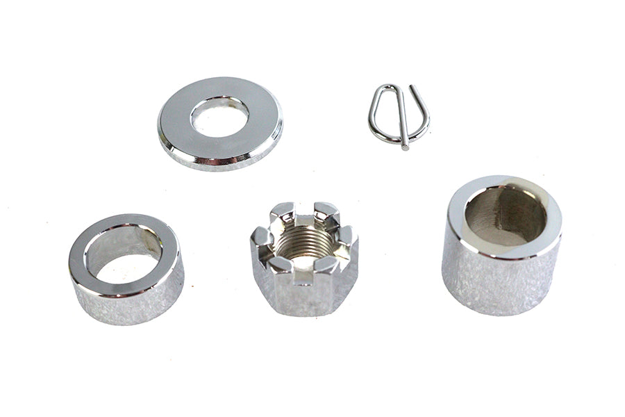 2040-4 - Rear Axle Spacer Kit Smooth Style Chrome by Colony