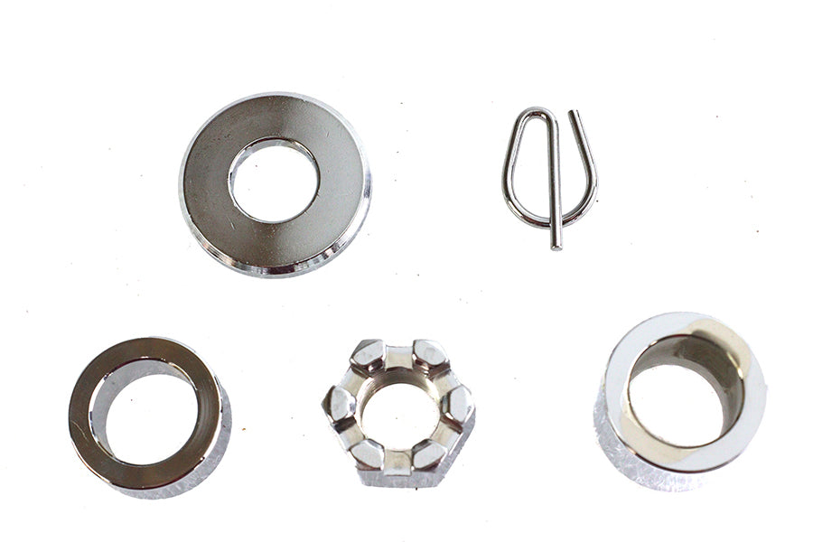 2040-4 - Rear Axle Spacer Kit Smooth Style Chrome by Colony