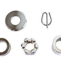 2040-4 - Rear Axle Spacer Kit Smooth Style Chrome by Colony