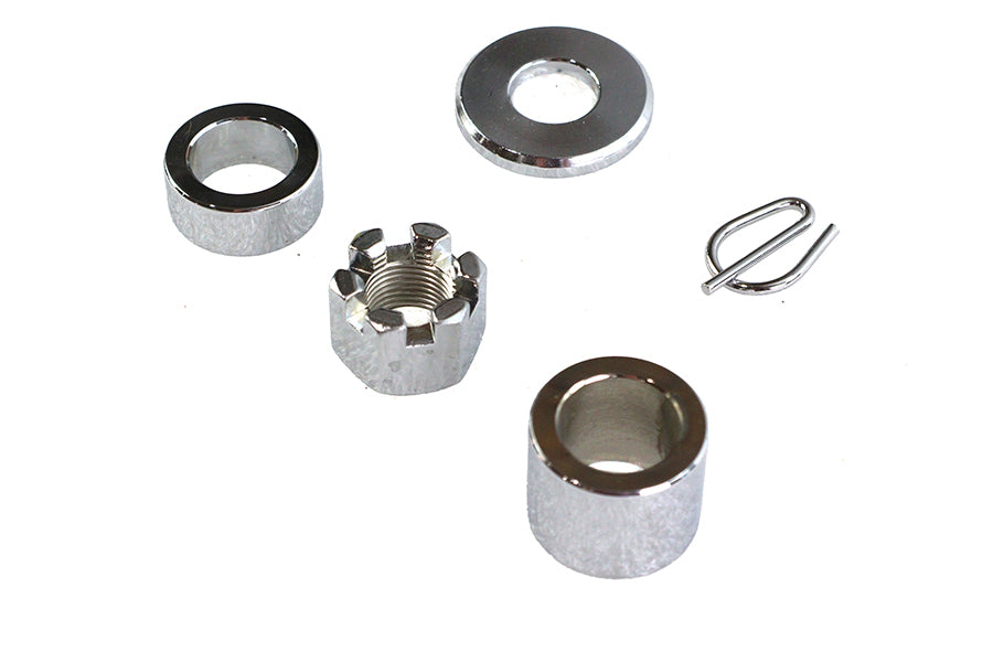 2040-4 - Rear Axle Spacer Kit Smooth Style Chrome by Colony