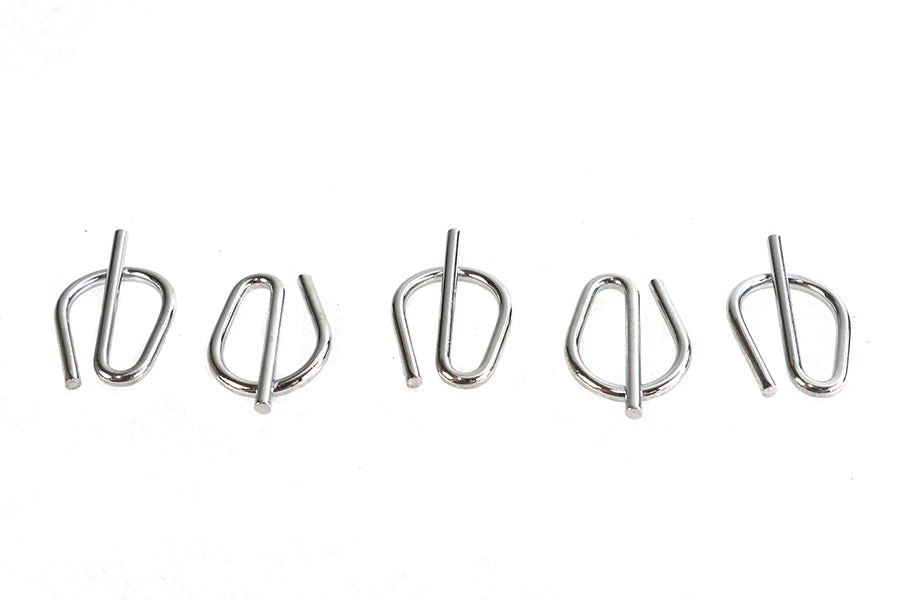 2042-5 - Chrome Rear Axle Spring Clips by Colony