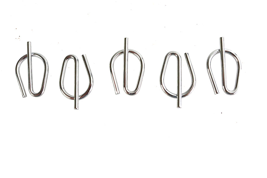 2042-5 - Chrome Rear Axle Spring Clips by Colony