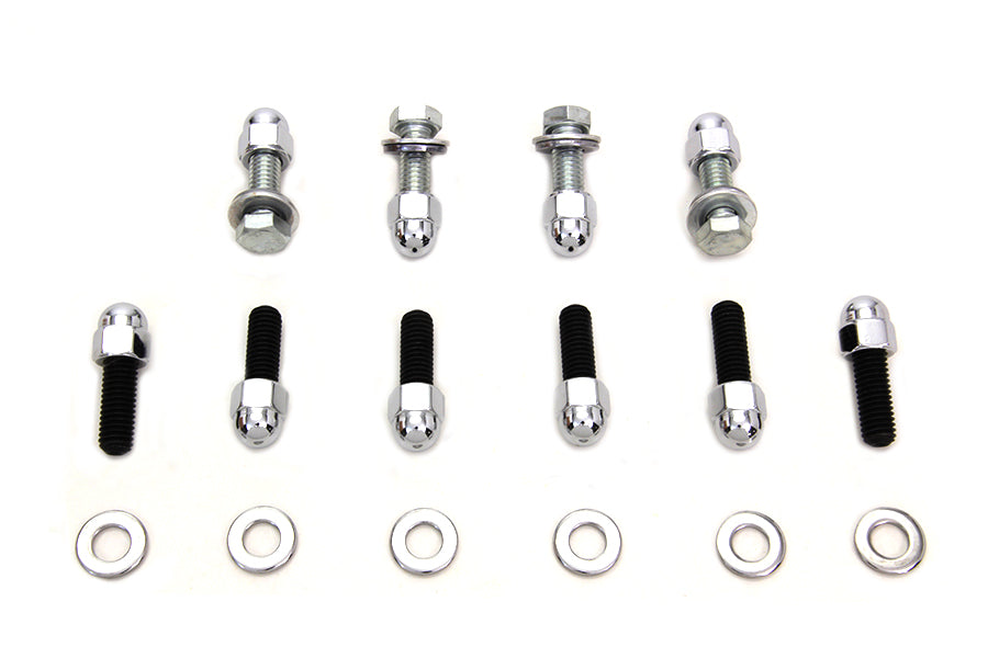 2045-34 - Rear Fender Strut Bolt Kit Chrome by Colony
