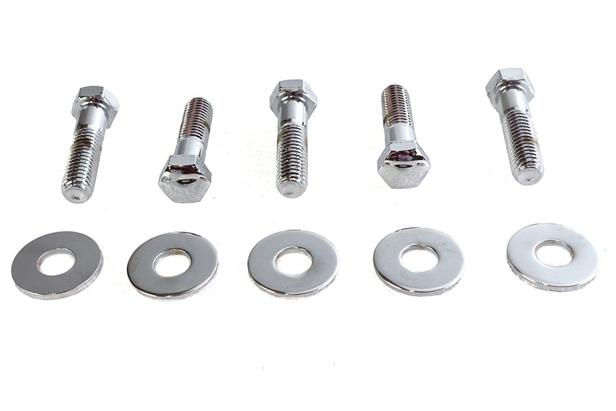 2053-10 - Rear Sprocket Bolt and Washer Kit Chrome by Colony
