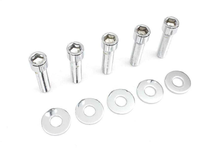 2054-10T - Rear Pulley Bolt and Washer Kit Allen Style by V-Twin