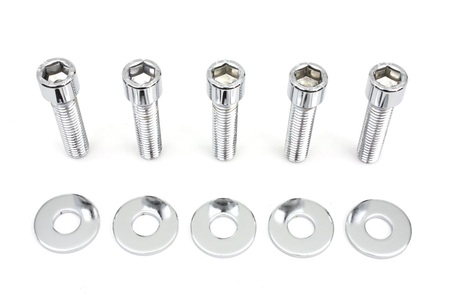 2054-10T - Rear Pulley Bolt and Washer Kit Allen Style by V-Twin