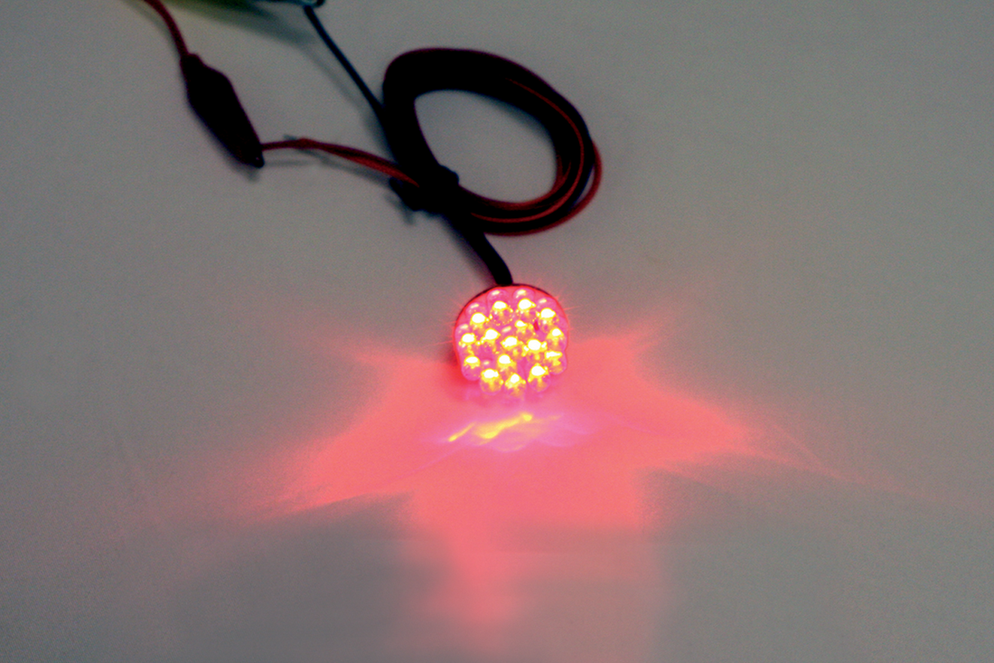 2060-0257 - CUSTOM DYNAMICS 1" Universal LED Cluster - Red GEN-100-R