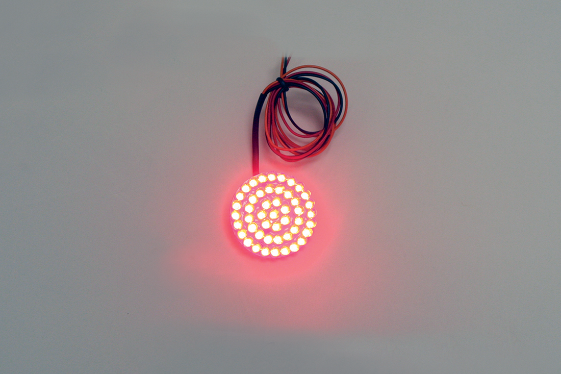 2060-0262 - CUSTOM DYNAMICS 1.8" LED Universal Cluster - Red GEN-18-R