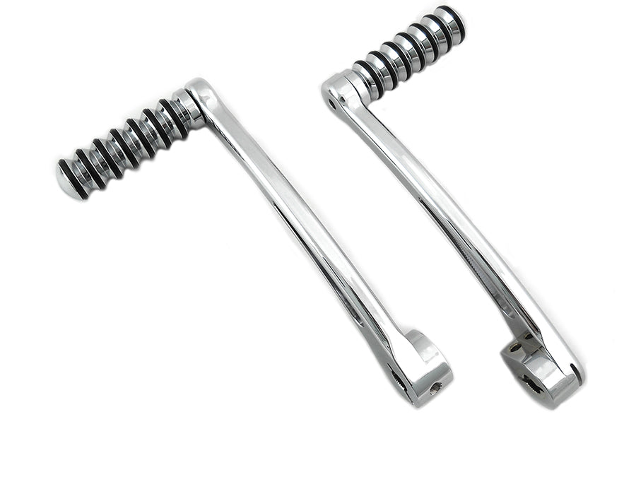 21-0050 - Chrome Heel Toe Shifter Lever Set by V-Twin