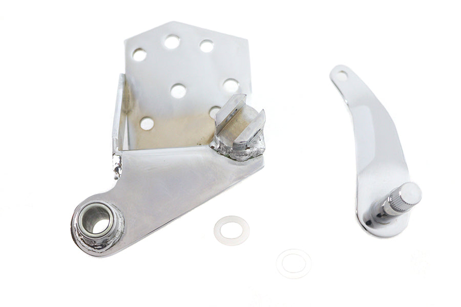 21-0101 - Forward Shifter Mount Bracket and Arm Kit Chrome by V-Twin