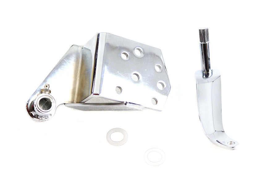 21-0101 - Forward Shifter Mount Bracket and Arm Kit Chrome by V-Twin