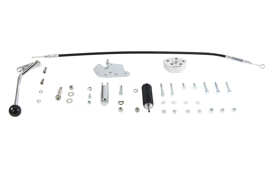21-0114 - Chrome Jockey Clutch Pedal Kit by V-Twin