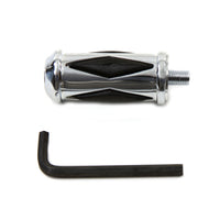 21-0260 - Shifter Footpeg Chrome Diamond Shape by V-Twin