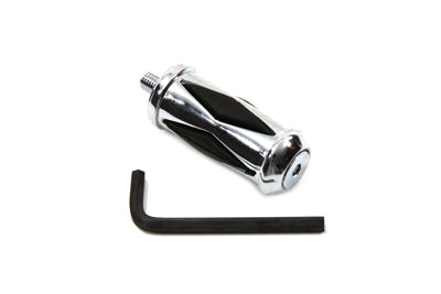 21-0260 - Shifter Footpeg Chrome Diamond Shape by V-Twin