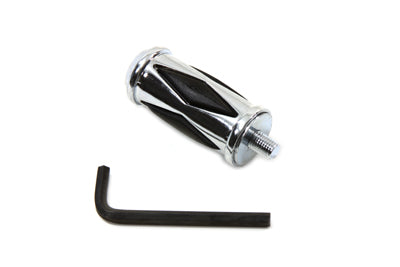 21-0260 - Shifter Footpeg Chrome Diamond Shape by V-Twin