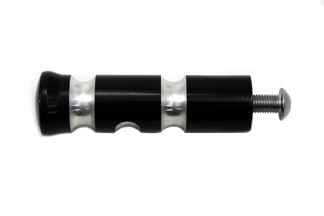 21-0339 - Black Contour Grooved Shifter Peg by Wyatt Gatling