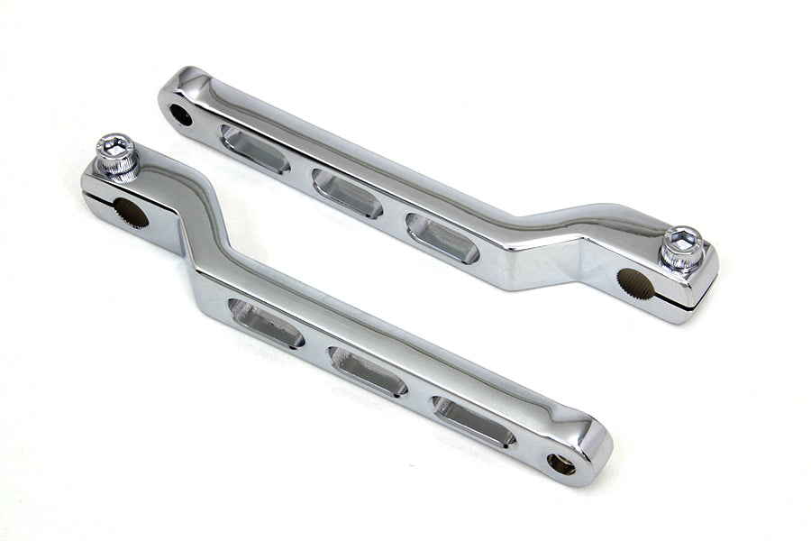 21-0386 - Chrome Heel Toe Shifter Set by V-Twin