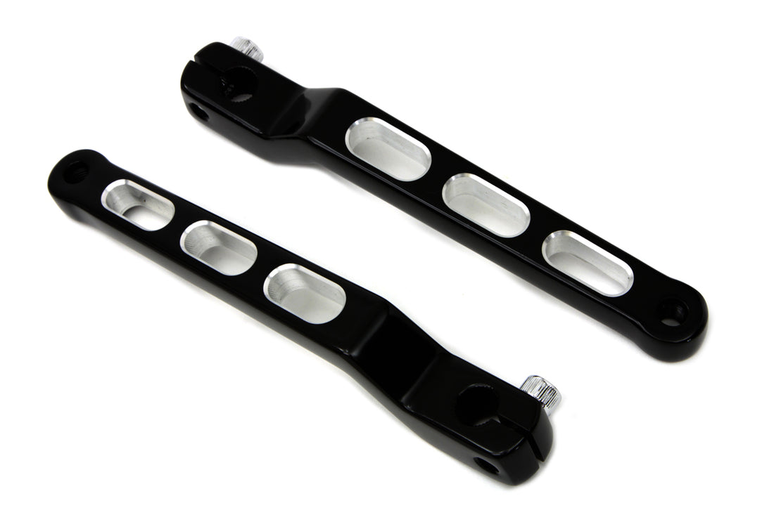 21-0389 - Heel Toe Shifter Set Black by V-Twin
