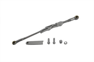 21-0684 - Shifter Rod Kit Flame Style Chrome by V-Twin