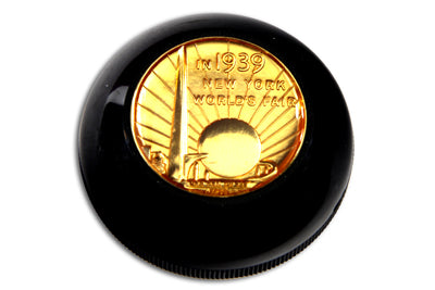 21-0694 - Jockey Shifter Knob with Medallion Design by V-Twin