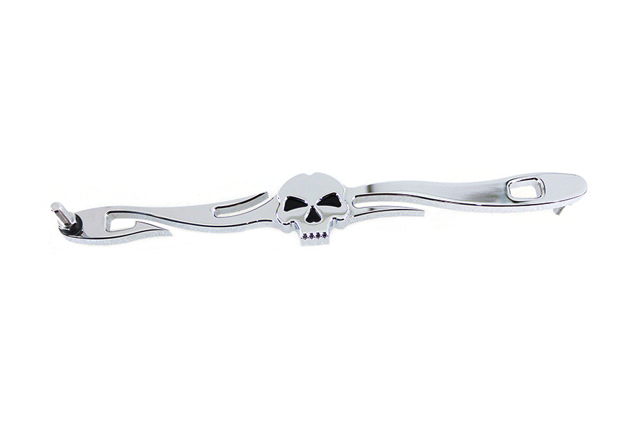 21-0817 - Chrome Shifter Rod Skull Style by V-Twin