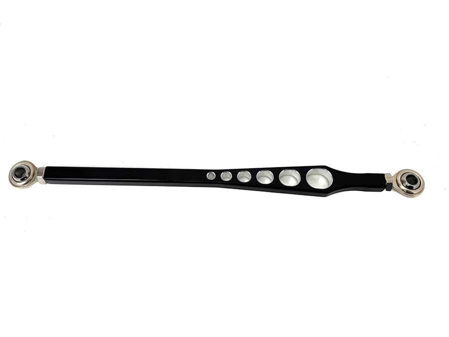 21-0854 - 12 inch Billet Shifter Rod Kit Black by V-Twin