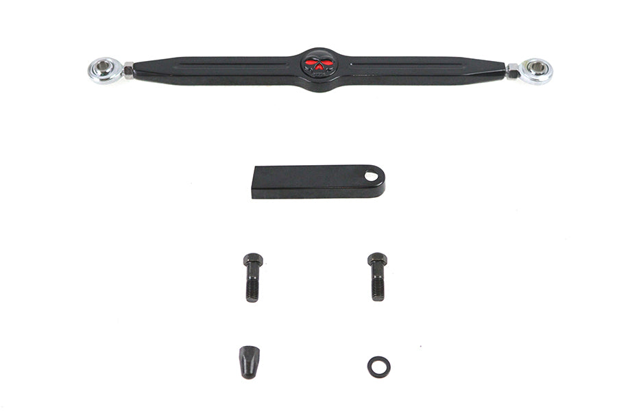 21-0859 - 12 inch Skull Shift Rod Kit Black by V-Twin