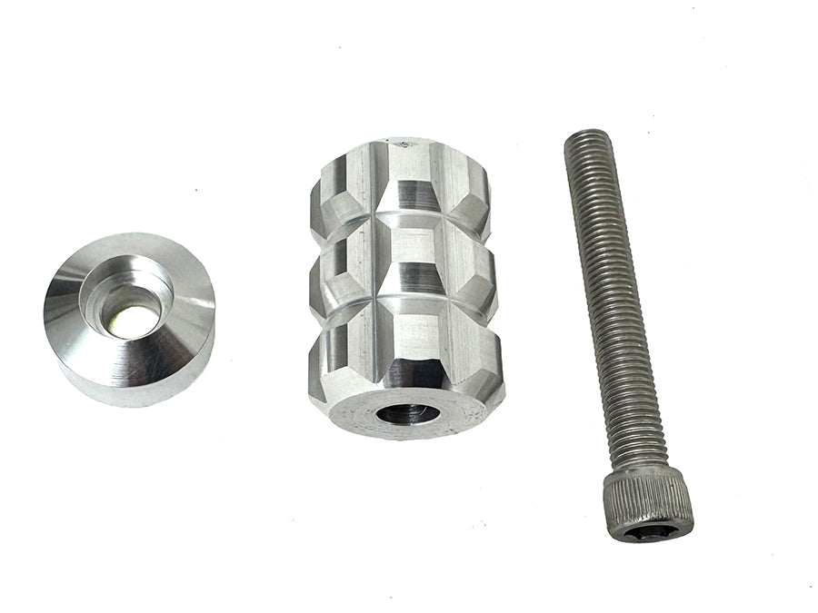 21-0887 - Grate Shifter Footpeg Chrome by V-Twin