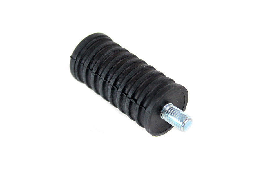 21-0901 - Shifter Footpeg Black Rubber by V-Twin