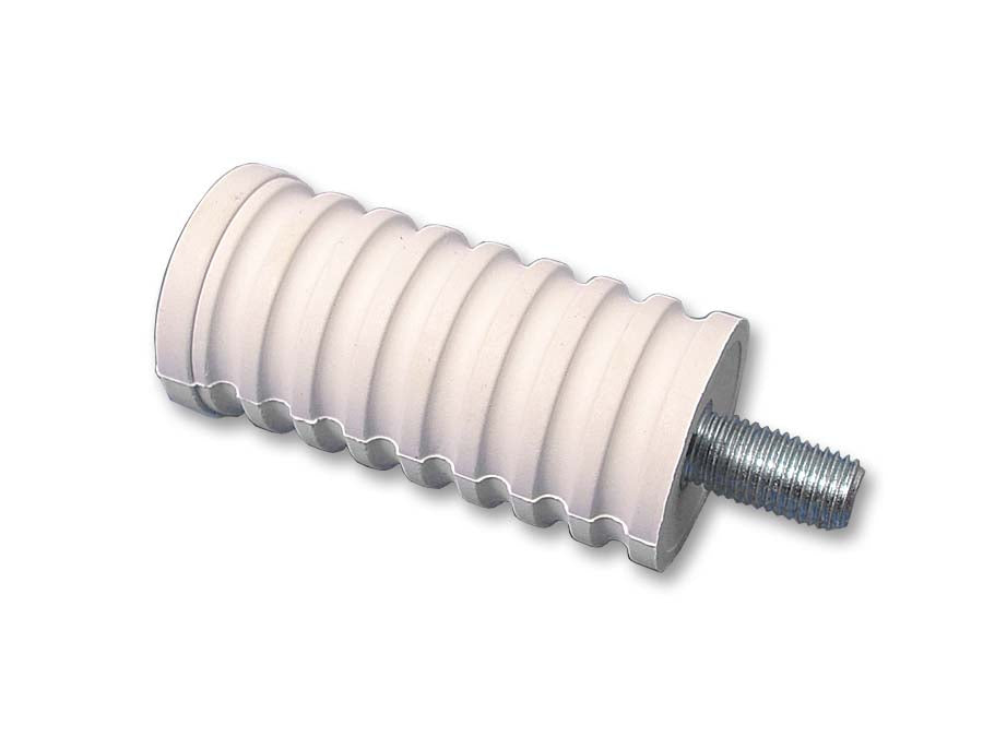 21-0904 - Shifter Footpeg White Rubber by V-Twin