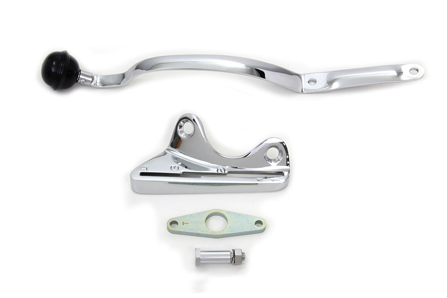 21-0995 - Chrome Tank Hand Shifter Kit by V-Twin