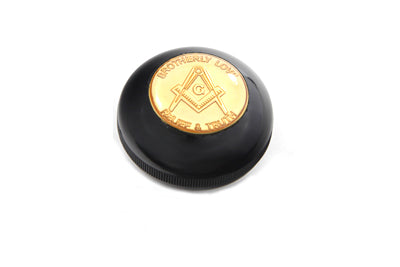 21-1947 - Jockey Shifter Knob Masonic Style by V-Twin