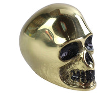 21-2121 - Brass Skull Style Shifter Knob by V-Twin