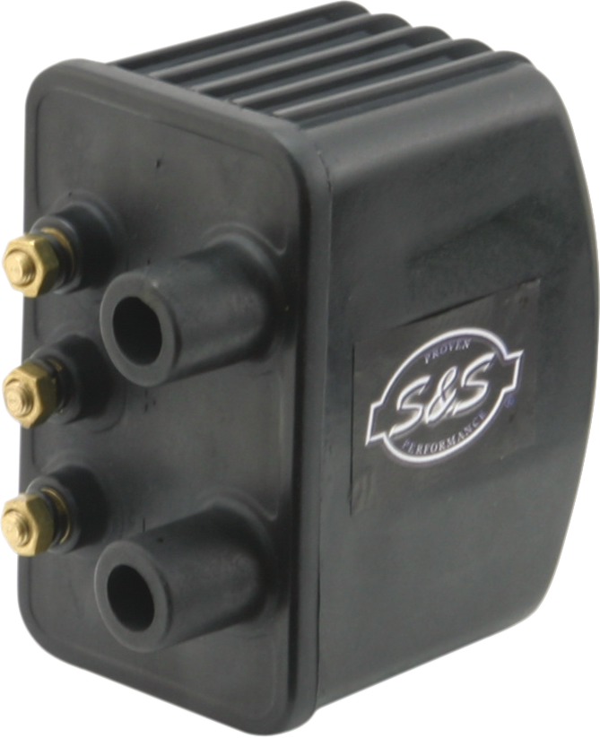 2102-0021 - S&S CYCLE Single-Fire Ignition Coil - Harley Davidson - Black 55-1571