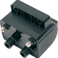 2102-0213 - DRAG SPECIALTIES Dual-Fire Ignition Coil - Harley Davidson - Black 10-2028