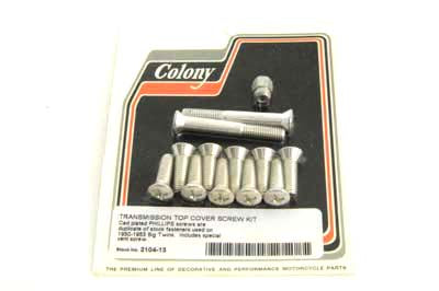 2104-13 - Transmission Top Cover Screw Kit Cadmium by Colony