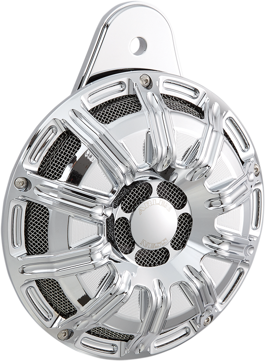 2107-0201 - ARLEN NESS Custom Horn - 10 Gauge - Chrome - Universal 70-251
