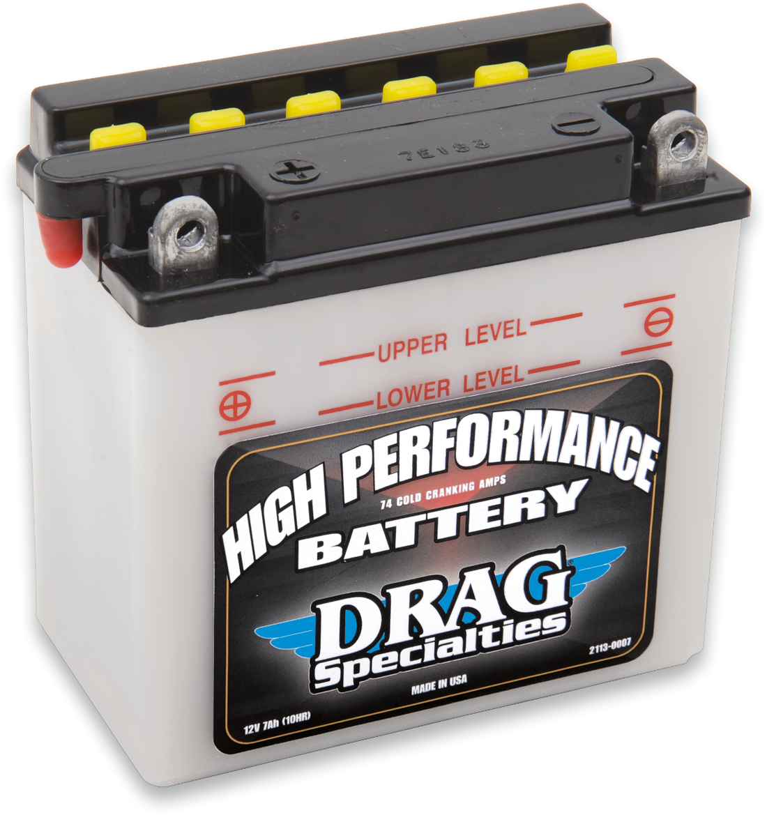 2113-0007 - DRAG SPECIALTIES High Performance Battery - 12N7-4A DRGM2274A