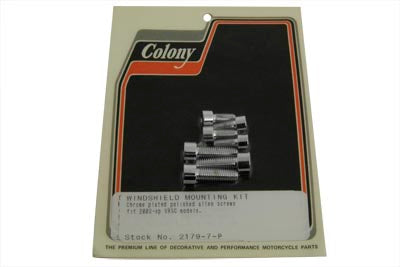 2179-7-P - Windshield Mount Kit Polished by Colony
