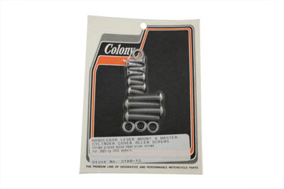 2180-12 - Handlebar Master Cylinder Cover Screws by Colony