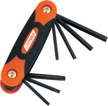 CRUZTOOLS Key Set - Hex/Torx - Folding FHT1