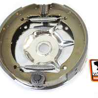 22-0040 - Rear Mechanical Brake Backing Plate Kit Chrome by V-Twin