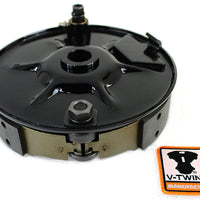 22-0041 - Rear Mechanical Brake Backing Plate Kit Black by V-Twin