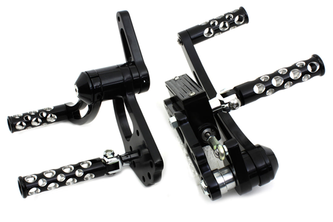 22-0110 - Black Forward Control Kit by V-Twin