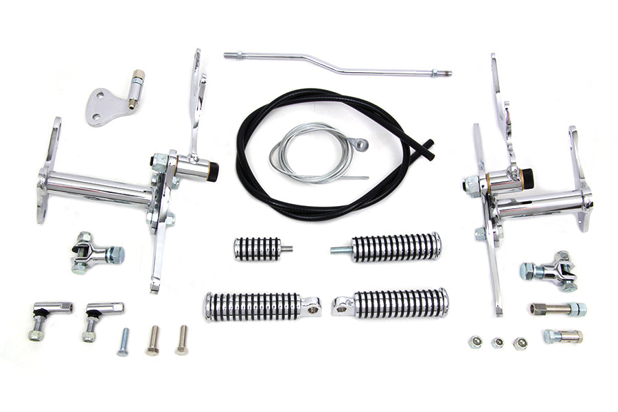 22-0406 - Partial Forward Control Kit Chrome by V-Twin