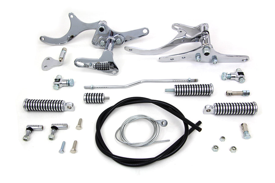22-0406 - Partial Forward Control Kit Chrome by V-Twin