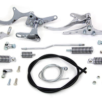 22-0406 - Partial Forward Control Kit Chrome by V-Twin