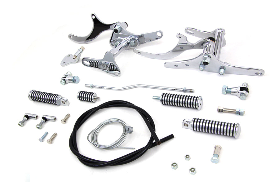 22-0406 - Partial Forward Control Kit Chrome by V-Twin